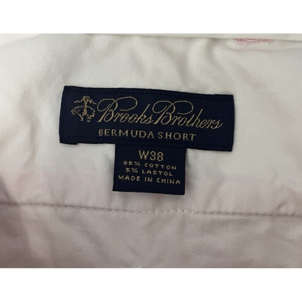 Brooks Brothers Bermuda Shorts Pink Casual Wear Comfort‎ Men's Size 38 - Picture 6 of 6